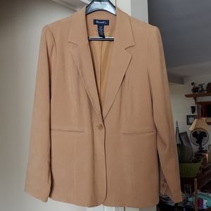 J. Jill lightweight corduroy jacket, caramel color, L petite